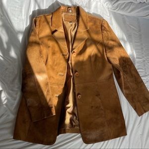 Vintage Brown Leather Jacket